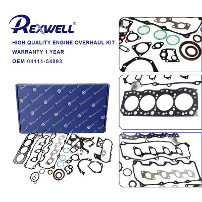 04111-54093 04111-54090 04111-54110 Engine Full Gasket Kit for Toyota Hilux Hiace Land Cruiser Dyna 4Runner