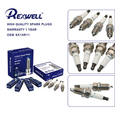 27410-37100 SK16R11 Auto Spare Parts Car Original Quality Dual Iridium Platinum Nickel Universal Spark Plugs For HYUNDAI KIA Car