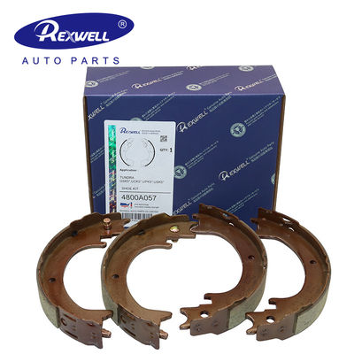 Hệ thống phanh ô tô Phụ tùng phụ tùng Sợi carbon gốm trống đằng sau giày phanh 4800A057 cho MITSUBISHI PAJERO L200 V97/V98