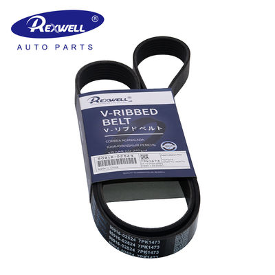 1KD-FTV Động cơ diesel ưa quạt V-Ribbed Belt 7PK147 90916-02524 5 Cho Toyota Hiace Hilux Dyna 2KD