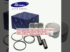 Bộ lắp ráp vòng piston động cơ 1NZ 2NZ chất lượng cao mới cho Toyota Corolla Yaris Altis Vitz